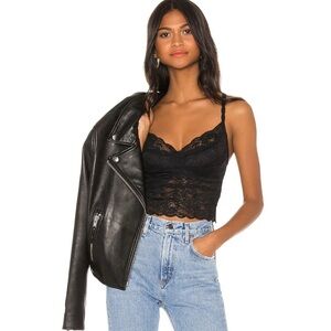 Cosabella Shortie Crop Cami Black Lace